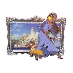 DISNEY WISH ASH AND VALENTINO JUMBO FRAME PIN
